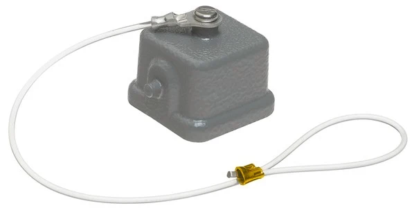 Han 3A Metall Abdeckung Mit Befestigungsleine - 09200035427