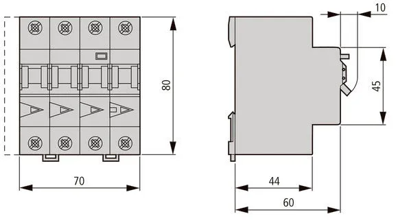 Eaton MRB6 RCBO 16A 100mA 3P+N B-Charakteristik 6kA - 120654