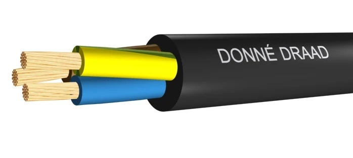 Schwarzes Vinyl Kabel VMVL Eca 2x1mm² 90°C 100M - D15166 [100 Meter]