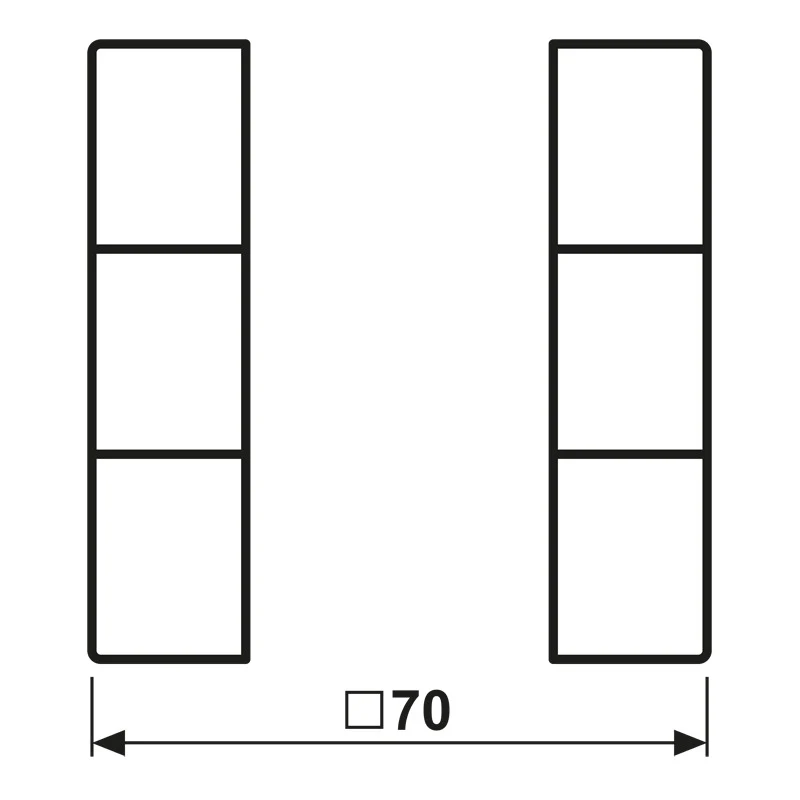 Jung Knx 3-Tasten Druckpanel Ls Serie Alpine Weiß - Ls503Tsaww