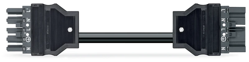 Wago Vorgefertigtes 5-Poliges Kabel 3M Dunkelgrau - 771-8985/007-303