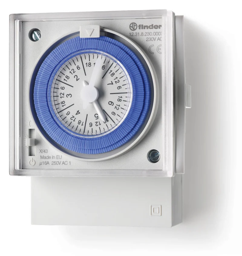 Finder 72Mm Wöchentlicher Timer Schalter 16A 230Vac - 12.31.8.230.0007