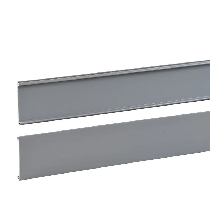 PVC Schrank Abdeckung Leiste 1100mm RAL 7035 Grau - NSYATPUND