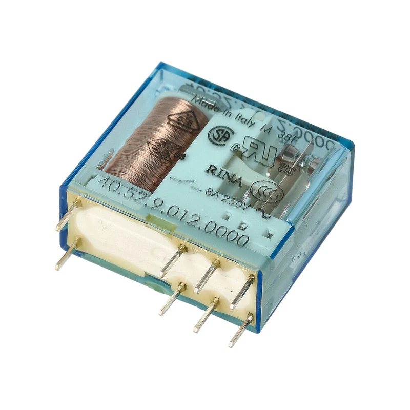 Finder 40.52 PCB Relais 12VDC 2CO 8A AgNi - 40.52.9.012.0000