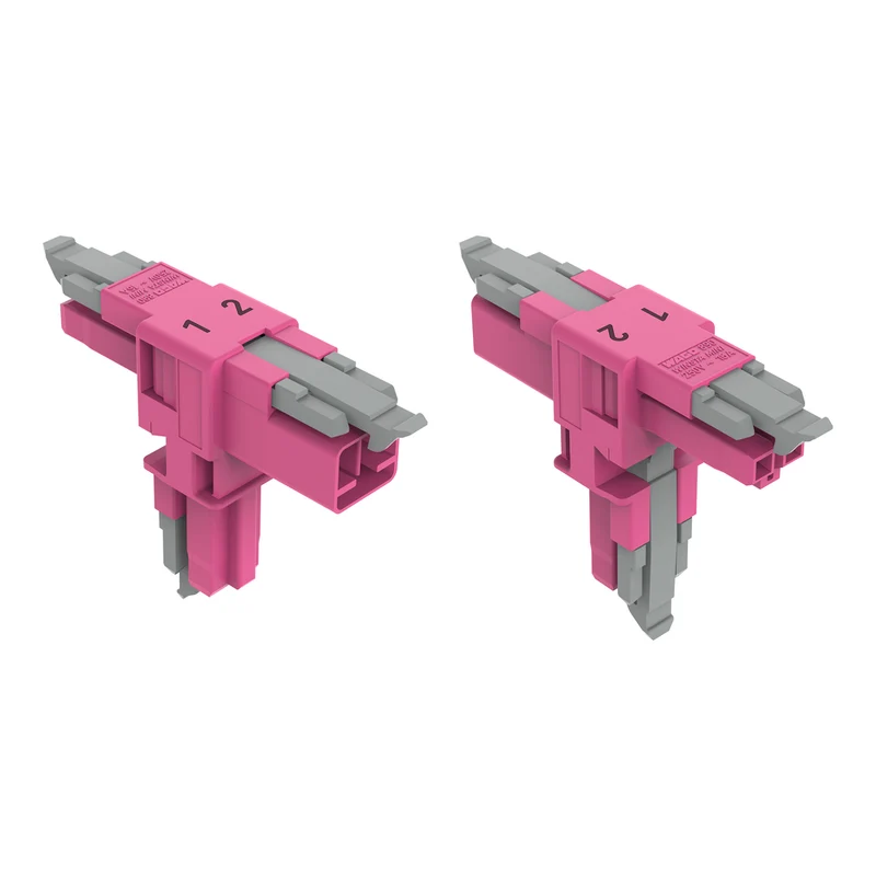 WAGO 2-Pole T-Verteilerstecker Pink - 890-1703