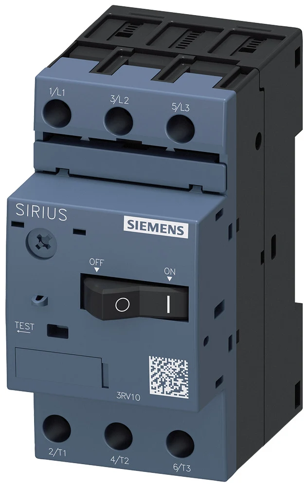 Siemens 3RV1011 S00 Motorschutzschalter 4.5-6.3A - 3RV10111GA10