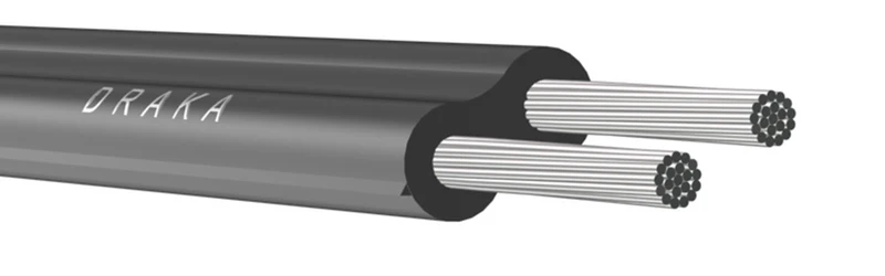 Hitzebeständiges Zwillingskabel Edrateen 2x0.75mm 110C - 108108 [100 Meter]