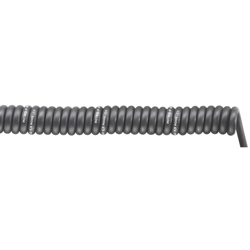 LAPP Spiral PUR Stromkabel H07BQ-F 3G1.5 2M-6M Schwarz - 70002753