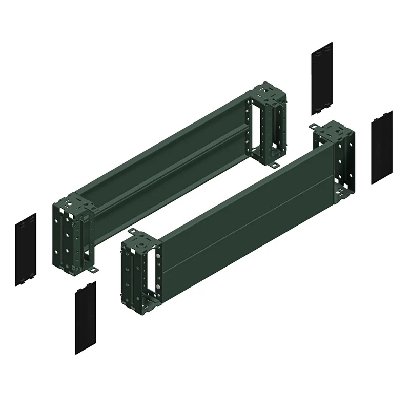 Schneider Electric Frontplinthe Kit 1200x200mm Grau - NSYSPF12200