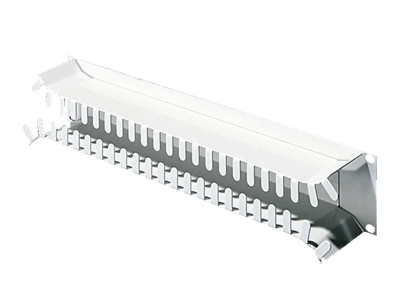 Rittal 2U Kabelmanagementpanel RAL7035 - 7269135