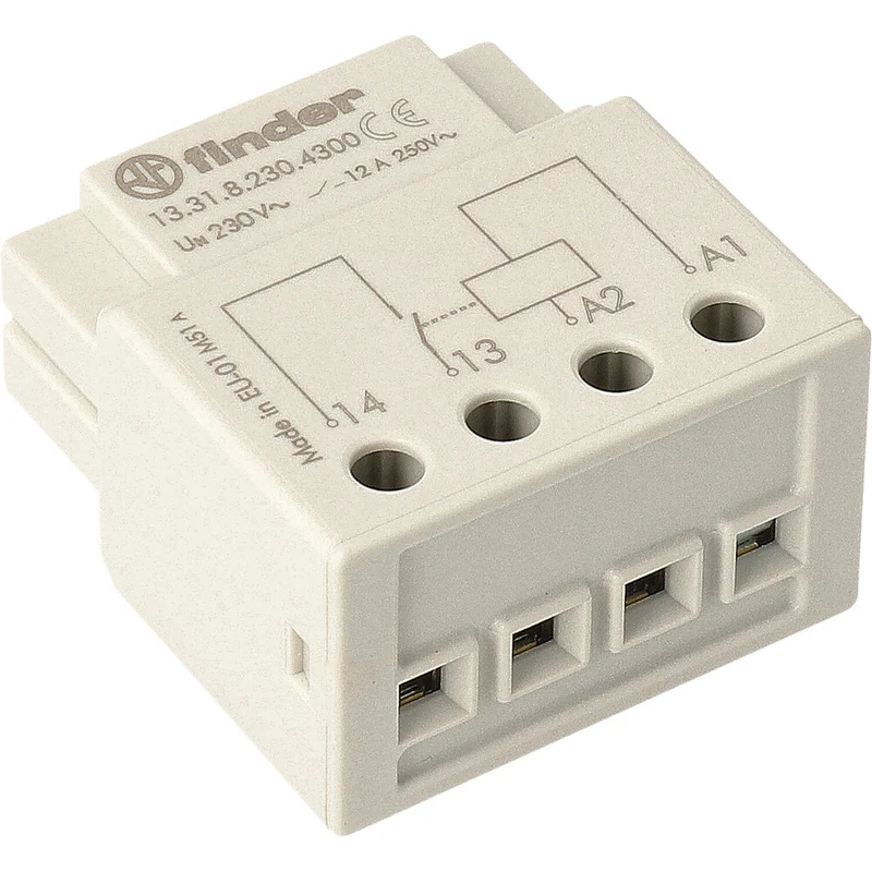 Finder Elektromechanischer Schaltkasten Montage Relais 12A 230V AC - 13.31.8.230.4300