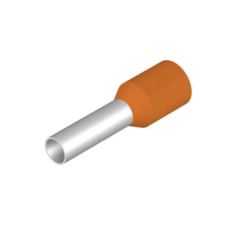 Oranger Draht Endhülse 4mm² Isolierter Anschluss - 9021100000 [500 Stück]