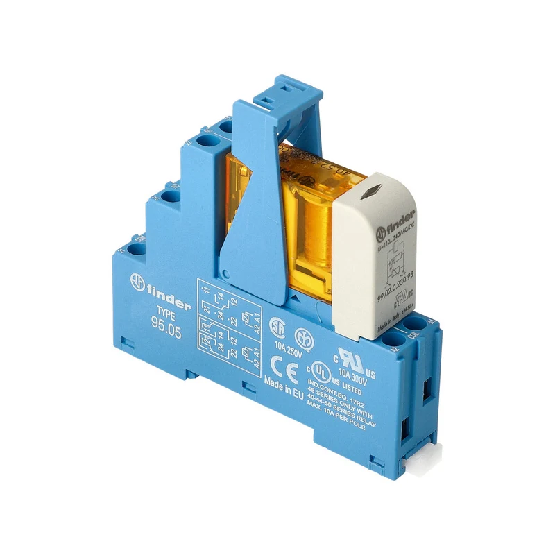 Finder 48.52 Schnittstellenrelaismodul 8A 230VAC - 48.52.8.230.0060