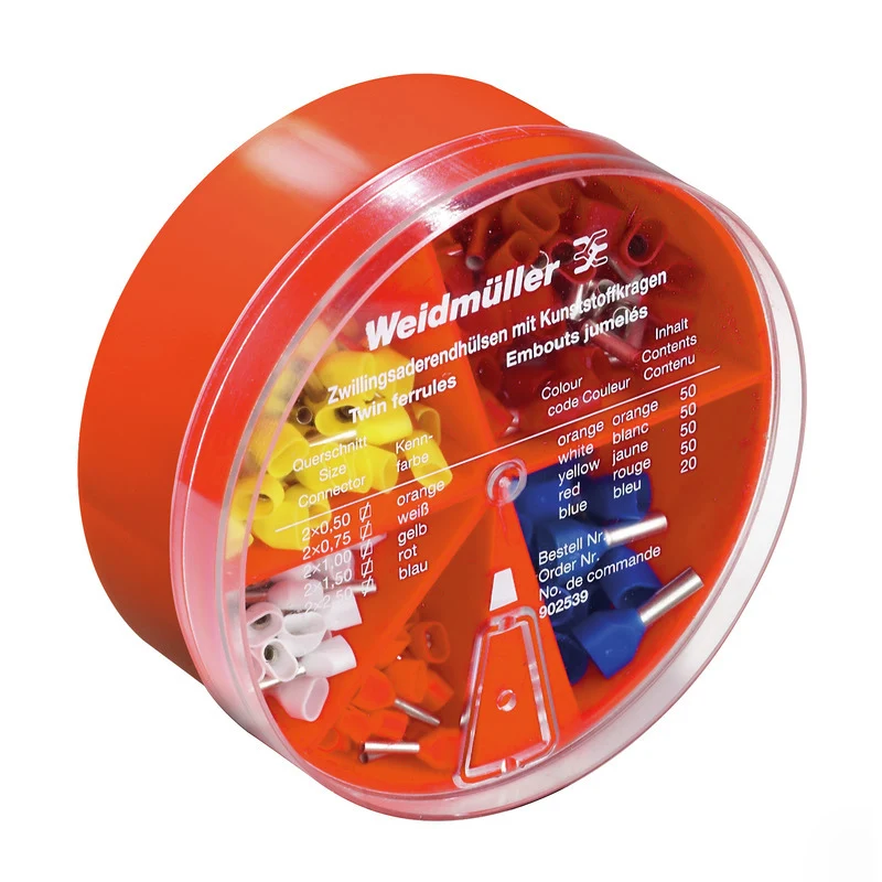 Draht Ferrule Sortiment Kit 0.5-2.5mm Zwillingsanschluss Set - 9025390000