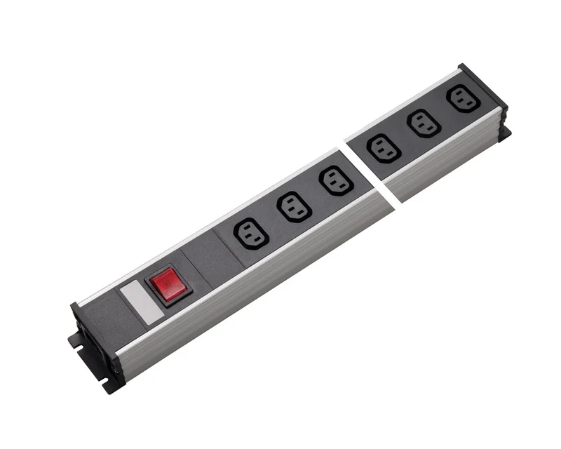 Martin Kaiser Steckdosenleiste 8-fach IEC C13 Steckdose mit Schalter - 1125/8l-sw [10 Stück]