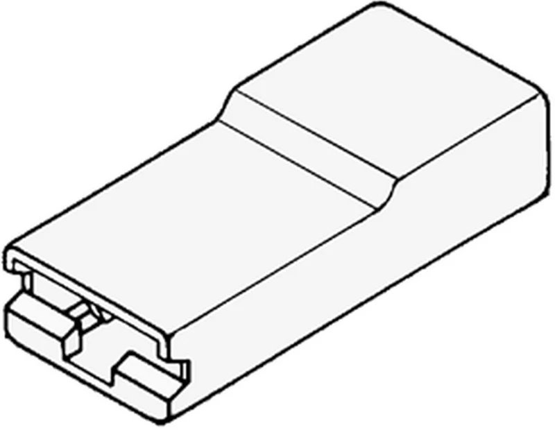 Nylon-Isolierkappe Mit Schloss Für 6.3mm Anschlüsse - 410080 [100 Stück]
