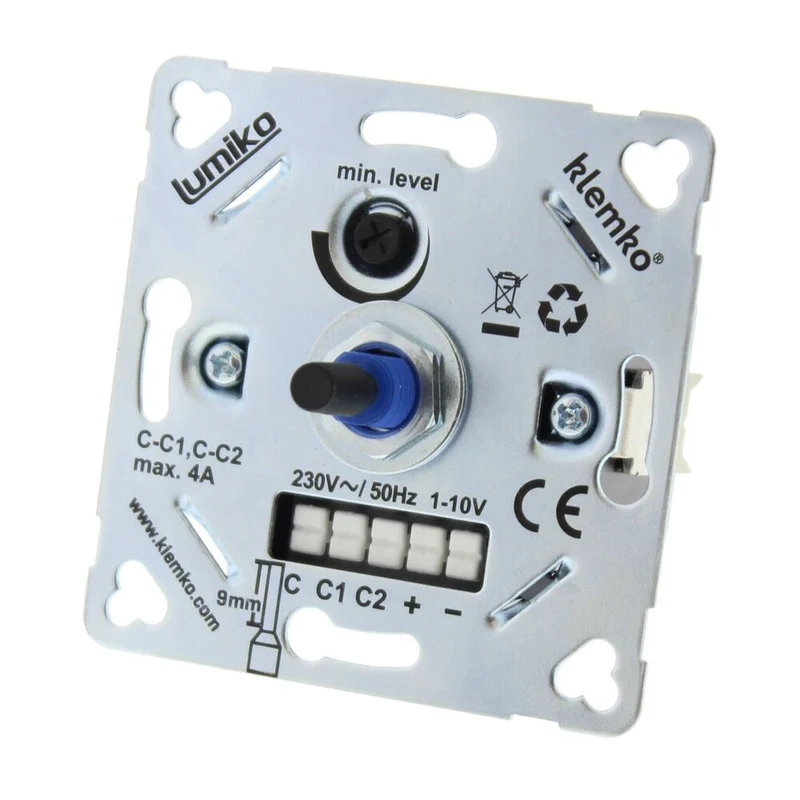Klemko 1-10V DC Potentiometer Mit Schalter - 871740