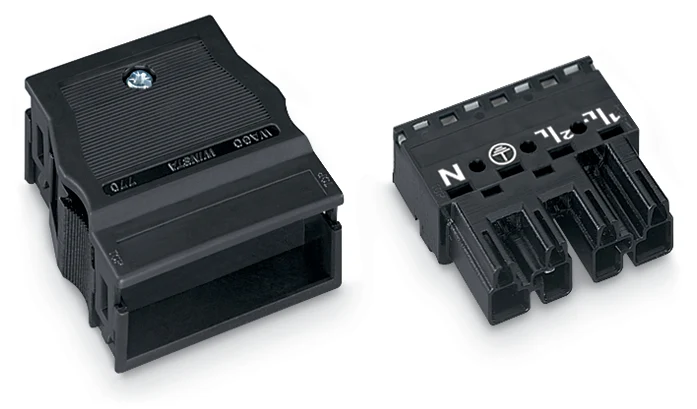 WAGO 770-114 4-Poliger Zugentlastungsstecker Schwarz - 770-114