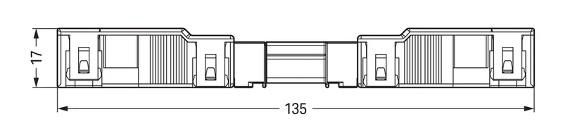 WAGO 770-114 4-Poliger Zugentlastungsstecker Schwarz - 770-114