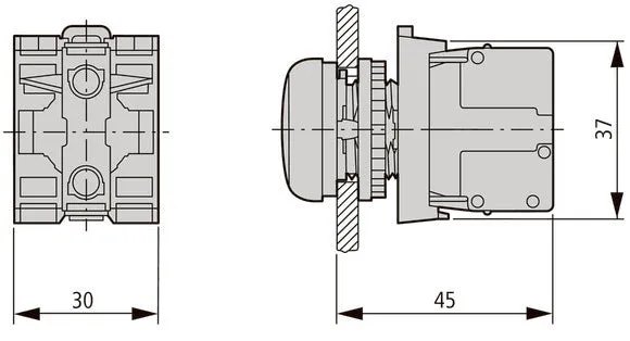 Eaton M22-TC Teleskopische Befestigungsclip - 216398