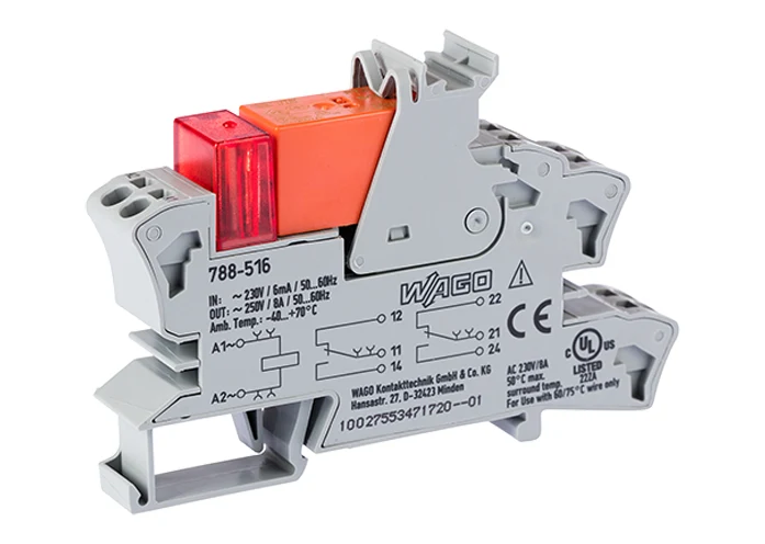 WAGO 230V AC Doppel-Umstellungsrelais-Modul - 788-516