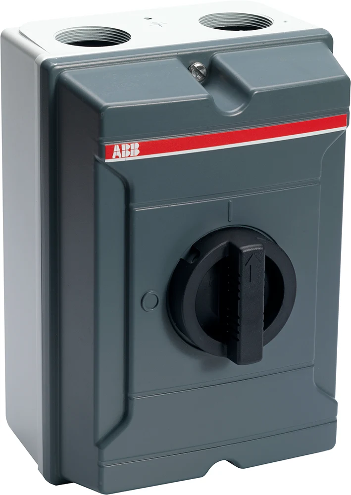 ABB KSE463 4-poliger 63A Eingebauter Schalter IP65 - 2CMA144582R1000