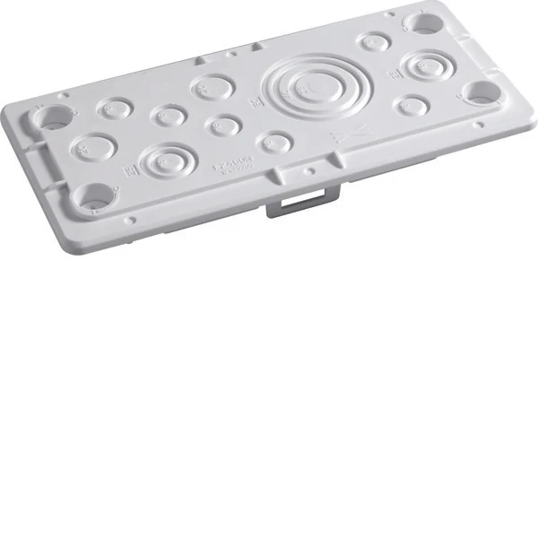 Hager Universal IP44 Kabel-Einführplatte - FZ468NT