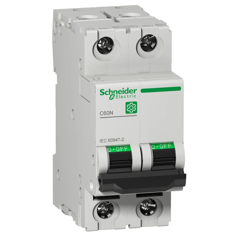 Schneider Electric C60N 2P 2A Sicherungsautomat 10kA - M9F11202