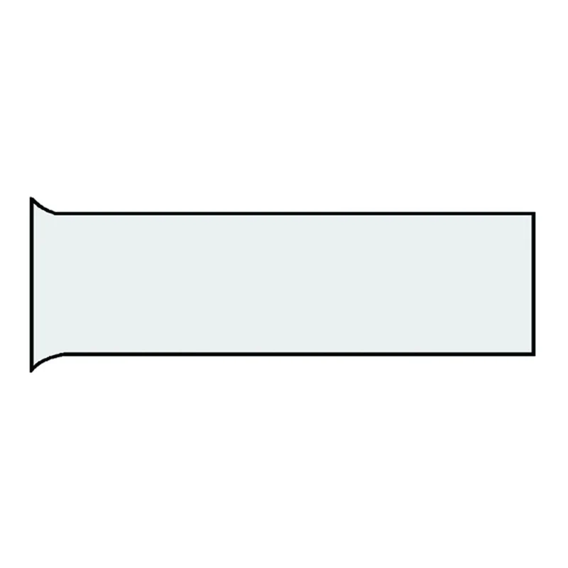 Nicht Isolierte Draht Ferrule 10mm² 20mm Länge - 710145 [100 Stück]