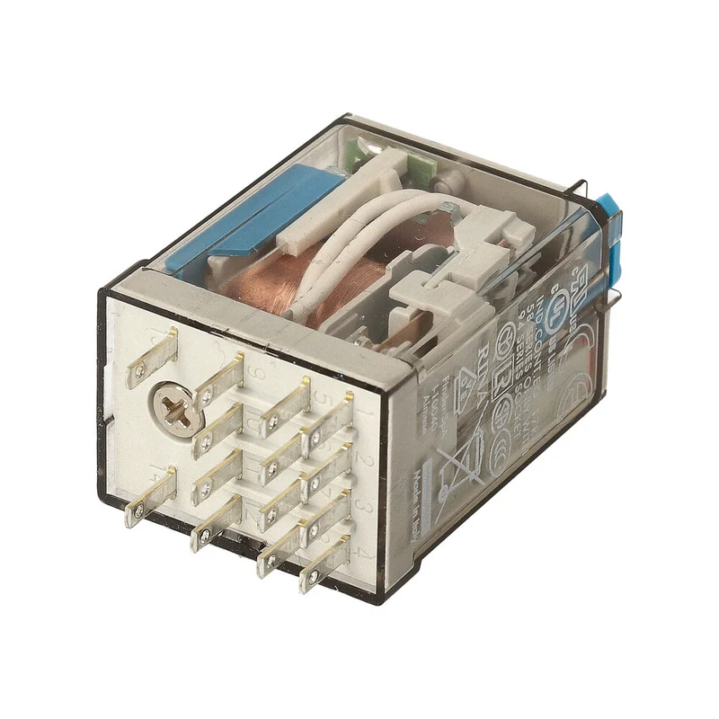 Finder 4CO Industrie Relais 7A 24VDC Mit Test LED - 55.34.9.024.0094