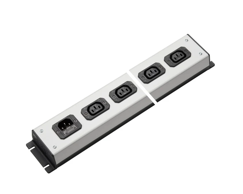 Martin Kaiser 8-Wege-Steckdosenleiste IEC-Steckdose C13 70 Grad - 1026/8l-sw [10 Stück]