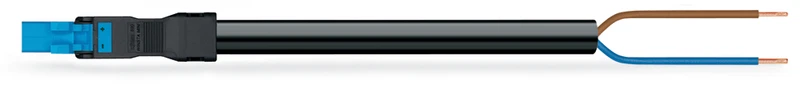 Wago Vorgefertigtes ECA Kabel 2x1.5mm 1M Blau - 891-8982/206-101
