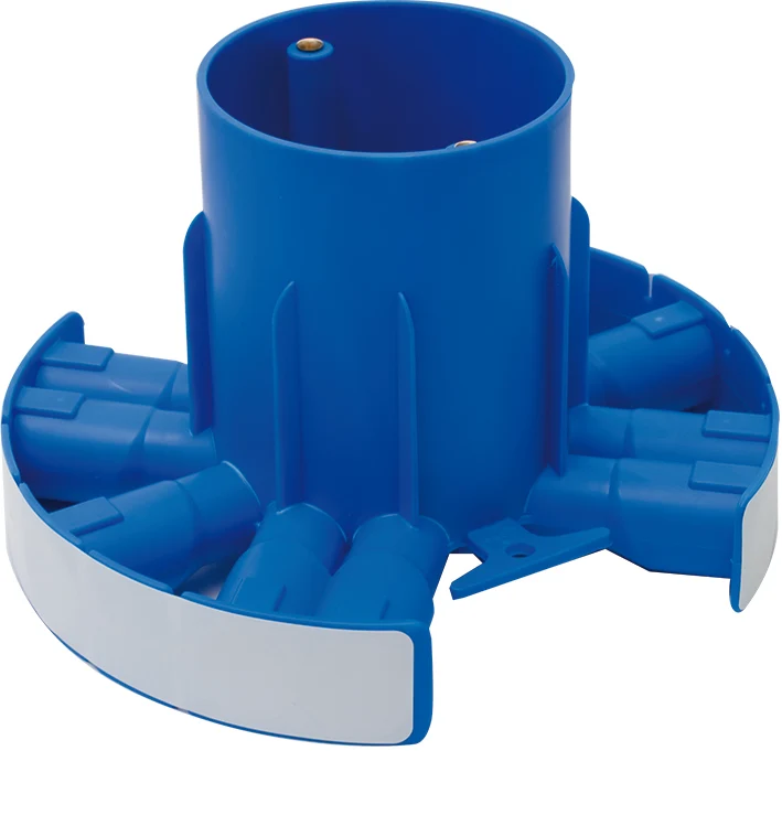 Runde Deckenanschlussdose 100mm Mit 10x16/19mm Anschlüssen - 1SPA007110F0179