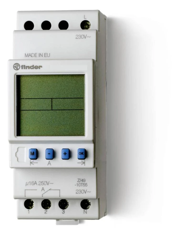 Digitaler Wöchentlicher Zeitschalter 16A 230V AC Einzelner Kanal - 12.21.8.230.0000