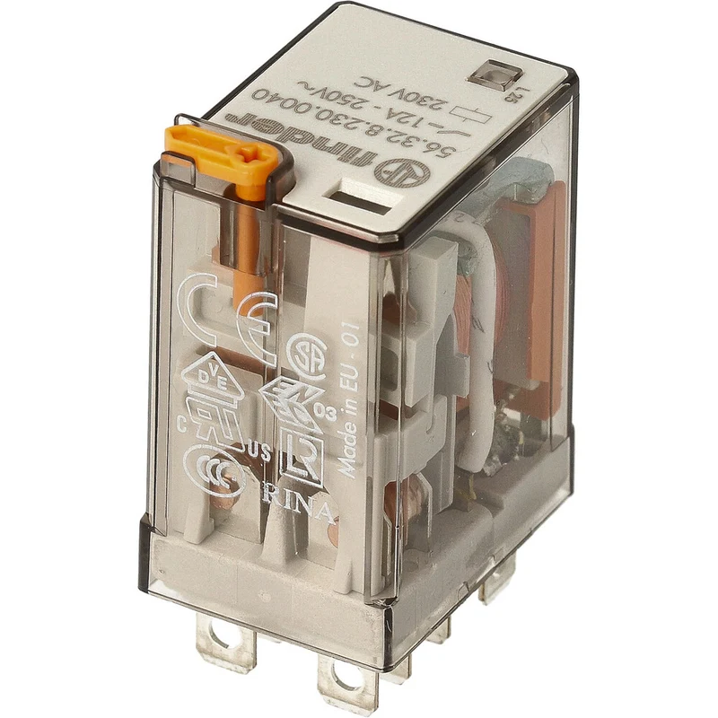 Finder 56 Serie Leistungsrelais 12A 230VAC Doppel CO Kontakt - 56.32.8.230.0040