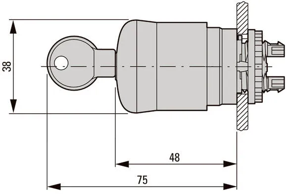 Eaton RMQ-Titan Not-Aus-Taste IP66 38mm NC/NO - 216516