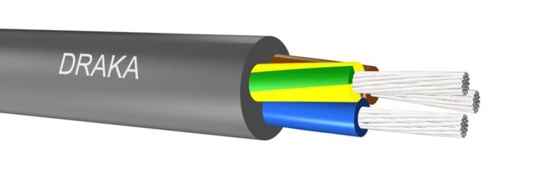 Draka Edrateen Hitzebeständiges Kabel 4G1mm² 110°C - 108066 [100 Meter]