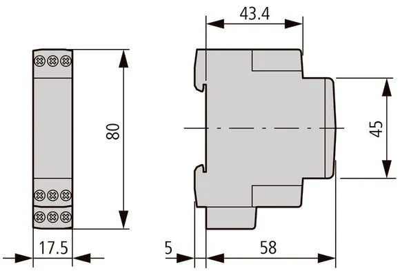 Multifunktionales Zeitrelais ETR2 24-240 V AC/DC - 262689