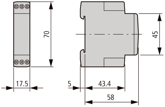 Multifunktionales Zeitrelais ETR2 24-240 V AC/DC - 262689