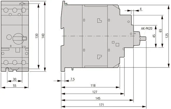 Eaton PKZM4-58 Motorschutzschalter 50-58A - 222394