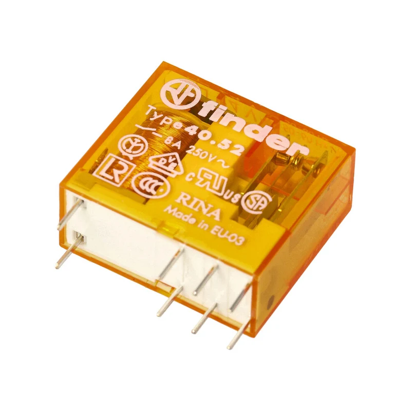 Finder 40.52 PCB Relais 24VAC 2CO 8A - 40.52.8.024.0000